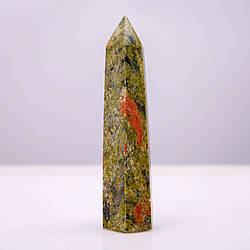 Кристал багатогранний "олівець" сувенір натуральний камінь Яшма Геліотроп асорті (ціна за 100 грамів)