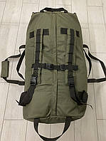 Армійський баул сумка-рюкзак хакі на 130 л