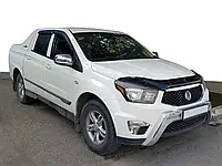 Дефлектор капота 2013-2023 (EuroCap) для SsangYong Korando 2010-2019