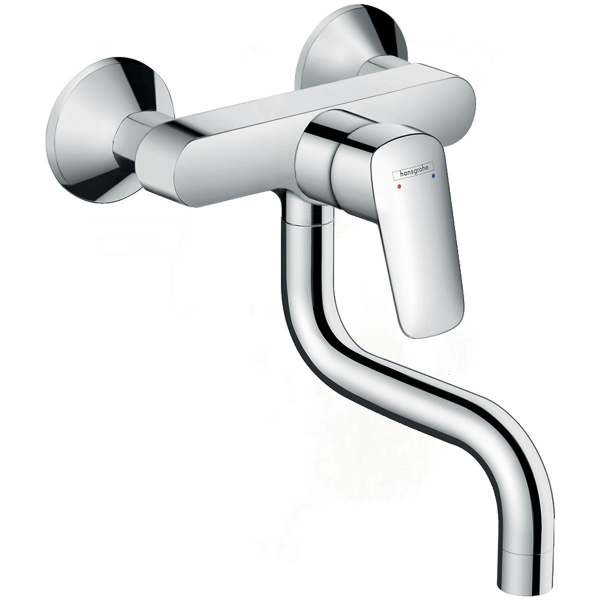 Змішувач одноважільний настінного монтажу HANSGROHE Logis M31 71836000 хром латунь 161830, фото 1