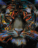 Картина Рисование по номерам Мистика тигра картины в цифрах по номерам 40х50 Rainbow Art GX43264