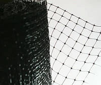 Сетка вольерная 12*14мм (0.5*100м) пластиковая, (чёрная/зелёная) для птиц