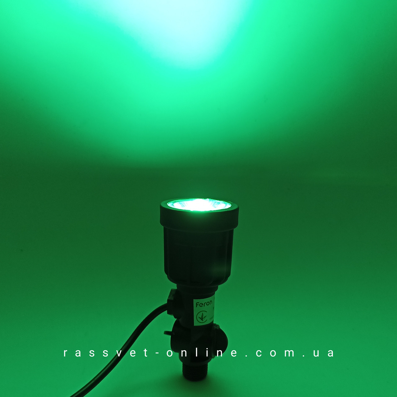 Грунтовый светильник Feron SP1402 5W LED зеленый свет IP65 садово-парковый - фото 3 - id-p1153413444