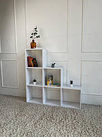 Полиця для книг, стелаж для будинку на 6 комірок Полиця для іграшок ДСП.GP-3