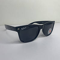 Солнцезащитные очки Полароид Ray Ban 2140 Wayfarer черный глянец