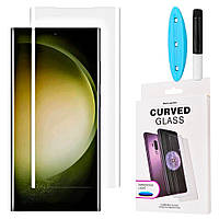 Захисне скло DK UV Curved для Samsung Galaxy S23 Ultra (S918) (clear)