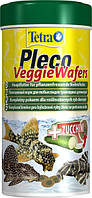 Tetra Pleco VeggieWafers 250 мл корм для всех видов травоядных аквариумных рыб