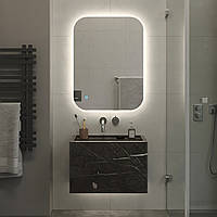 Зеркало с подсветкой 800х600. Настенное зеркало AGS GLASS для ванны, кафе, салона