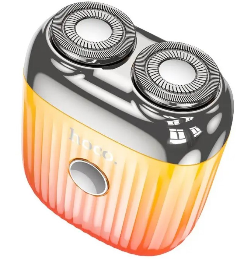 Електробритва портативна HOCO Portable mini shaver DI30, жовтогаряча, фото 1