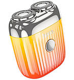 Електробритва портативна HOCO Portable mini shaver DI30, жовтогаряча, фото 3