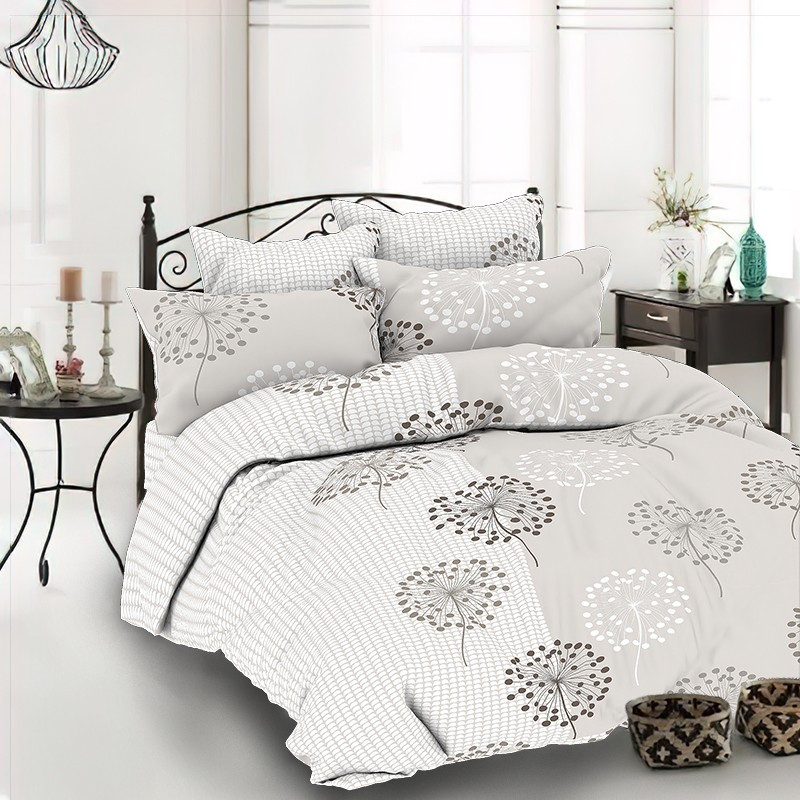 Двоспальний розмір постільна білизна бязь «Кульбабки Великі», фото 1