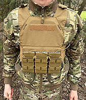 ПЛИТОНОСКА PLATE CARRIER PERUN  COYOTE розгрузка, плитоноска, бронежилет