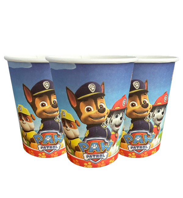 Паперові склянки "Щенячий партуль" (10 шт.), 250 мл