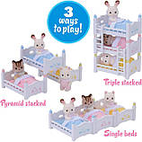 Sylvanian Families дитяче ліжечко Calico Critters Triple Baby Bunk Beds, фото 6