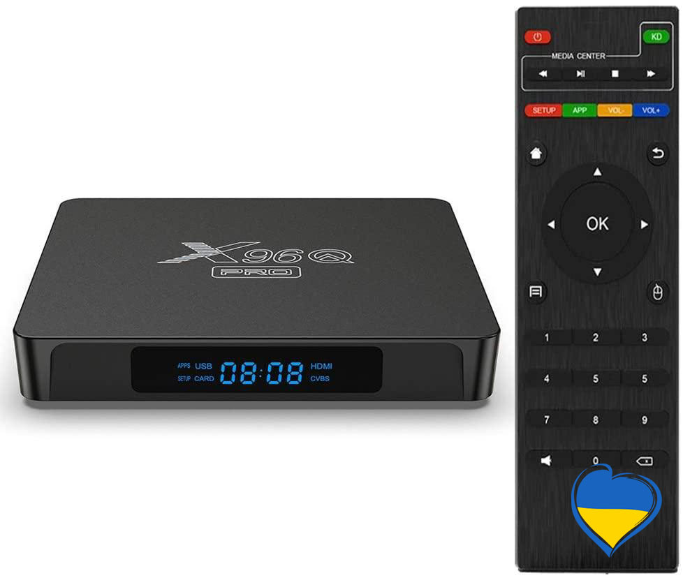 ТВ-Приставка X96 Q Pro (андроид 10.2) 2/16G | Андроид Смарт ТВ ...