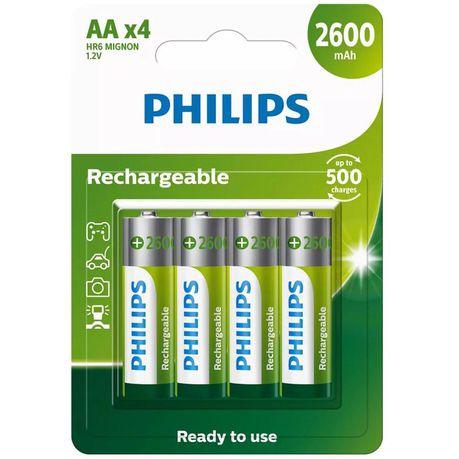 Акумулятор Philips Recharge AA 2600 мА·год 4 шт