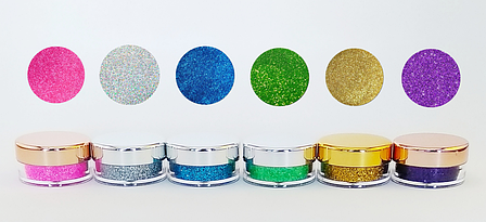 ГЛІТЕР СУХИЙ ГОЛОГРАФІЧНИЙ CHAMELEON CHUNKY GLITTER 30 ml, фото 2