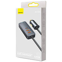 Автомобільний зарядний пристрій Baseus Share Together PPS 2U+2C Gray 120 w, фото 7