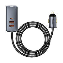 Автомобільний зарядний пристрій Baseus Share Together PPS 2U+2C Gray 120 w, фото 9