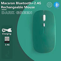Комп'ютерна миша бездротова з підзарядкою від Micro USB (Зелена) - iMICE E-1300