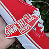 Кеди жіночі Vans Authentic RED оригінал унісекс КРАСНІ на білій підошві кріпери кросівки, фото 7