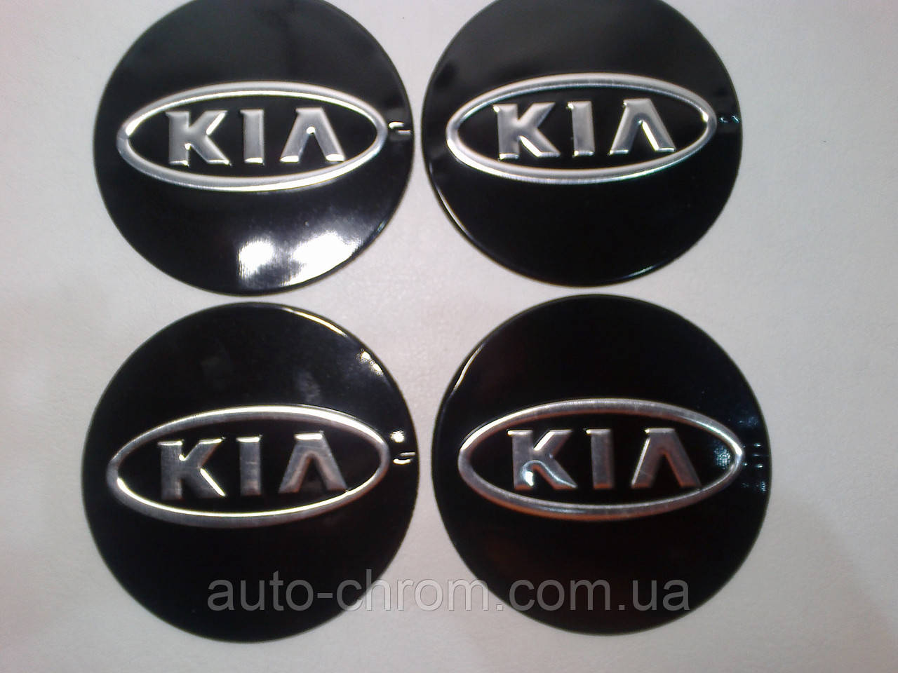 Наклейка на ковпак диска Kia 90 мм, фото 1