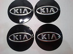 Наклейка на ковпак диска Kia 90 мм