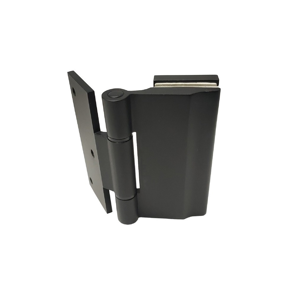 Петля душова без фіксації скло-стіна ST-201 black чорна, фото 1