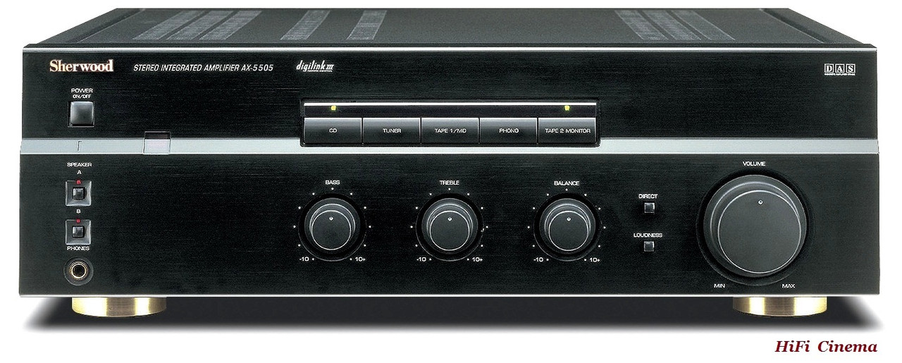 Sherwood AX-5505 Integrated Stereo Amplifire HiFi стерео підсилювач потужності з ММ фонокорректором