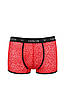 Чоловічі прозорі боксери Passion 046 SHORT PARKER S/M Red, сітка, під леопард, фото 3