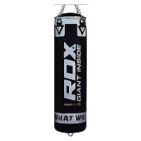 Боксерський мішок RDX Leather Black 1.4 м, 45-55 кг