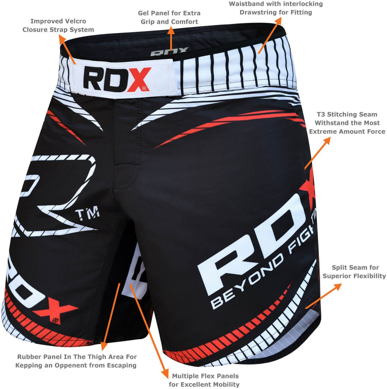 Шорти MMA RDX Grappling XL - фото 2 - id-p1803770808