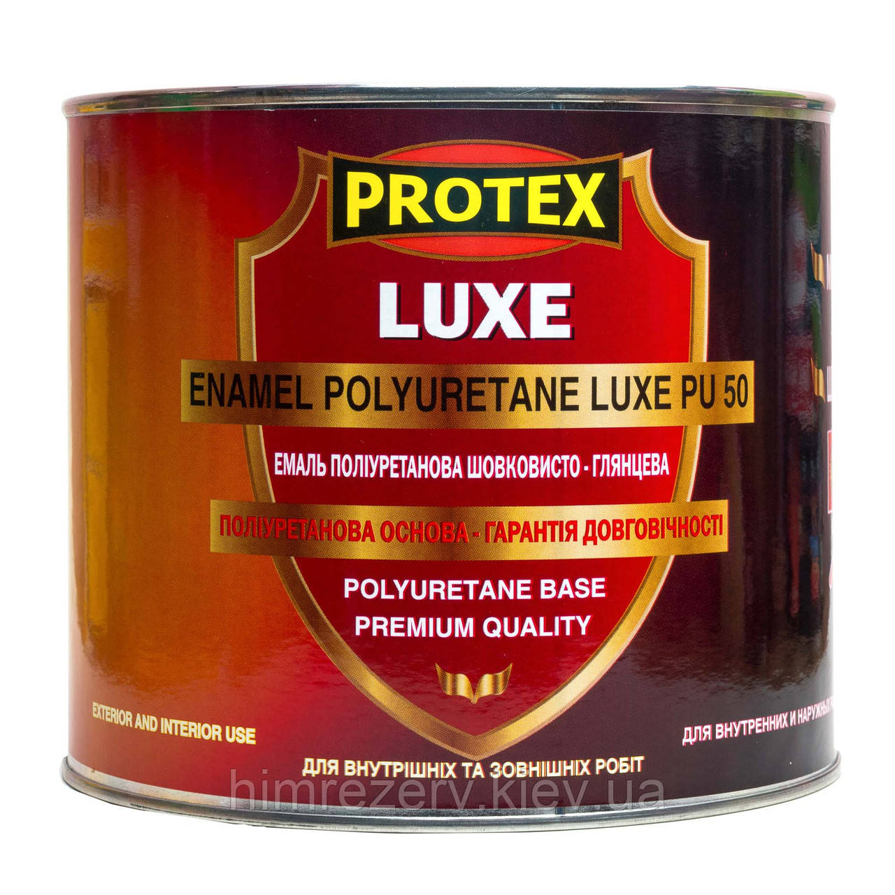 Емаль поліуретанова PU-50 2.4кг (2.1л) PROTEX LUXE кольори в асортименті (глянс.)