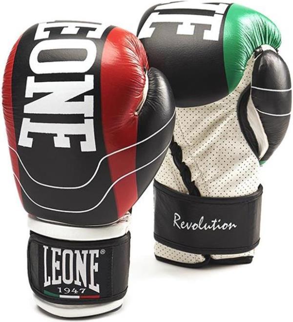 Боксерські рукавички Leone Revolution Black 16 ун.