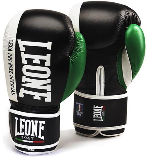 Боксерські рукавички Leone Contender Black 12 ун.