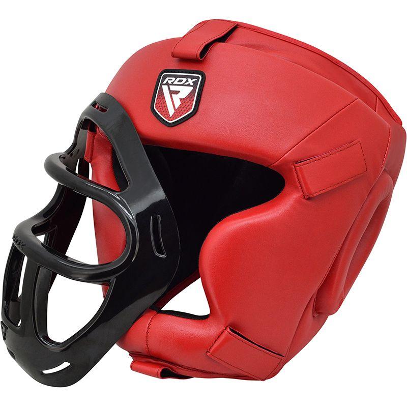 Боксерський шолом тренувальний RDX Guard Red M - фото 6 - id-p1803790254