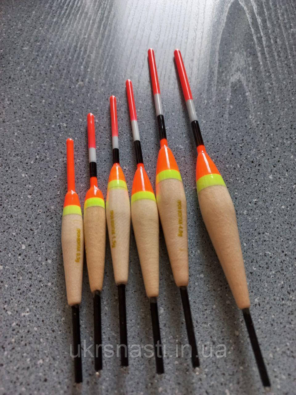 Поплавець рибальський 2 г дерево (Поплавець для вудки), фото 1