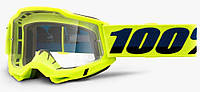 Мотоочки 100% Accuri 2 OTG Goggle Fluo Yellow - Clear Lens