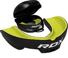 Капа боксерська RDX Gel 3D Pro Black/Green Junior