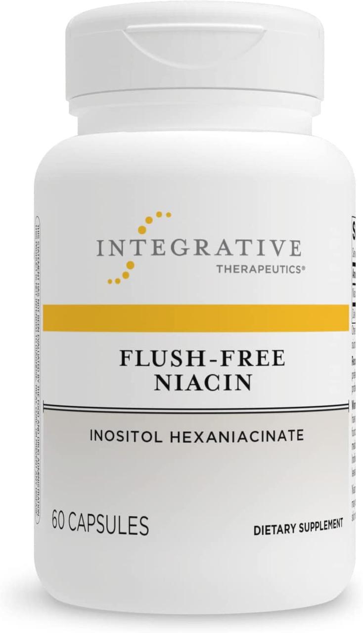Integrative Therapeutics Flush-Free Niacin / Ніацин без почервоніння шкіри Б3 60 капсул, фото 1