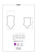 (SALE) Еротичний костюм кролика Obsessive Bunny costume S/M, black, боді, чокер, гартери, панчохи, маска, фото 3