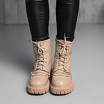 Черевики жіночі зимові Fashion Echo 3879 36 розмір 23,5 см Бежевий ID 4501429, фото 3