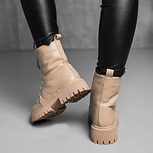 Черевики жіночі зимові Fashion Echo 3879 36 розмір 23,5 см Бежевий ID 4501429, фото 6