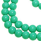 Намистини 10 мм Нитка 80 см Бірюзові Зелені тон 118, Фурнітура для Прикрас, Біжутерії, Браслетів, Бус, Кольє, Кулонів, фото 3