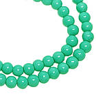 Намистини 8 мм Нитка 80 см Бірюзові Зелені тон 118, Фурнітура для Прикрас, Біжутерії, Браслетів, Бус, Кольє, фото 5