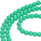 Намистини 8 мм Нитка 80 см Бірюзові Зелені тон 118, Фурнітура для Прикрас, Біжутерії, Браслетів, Бус, Кольє, фото 6