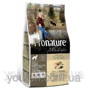 Pronature Holistic Oceanic White Fish&Wild Rice-Корм для літніх та малоактивних собак 13.6 кг