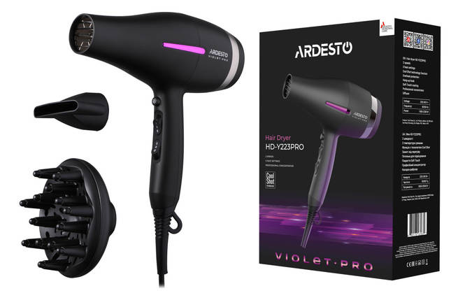 Фен Ardesto HD-Y223PRO 2200 Вт ID 4532342, фото 1
