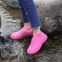 Дощовик чохол для взуття 9536 M 35-39 р рожевий