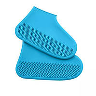 Дощовик чохол для взуття 9541 L 40-45 р блакитний
